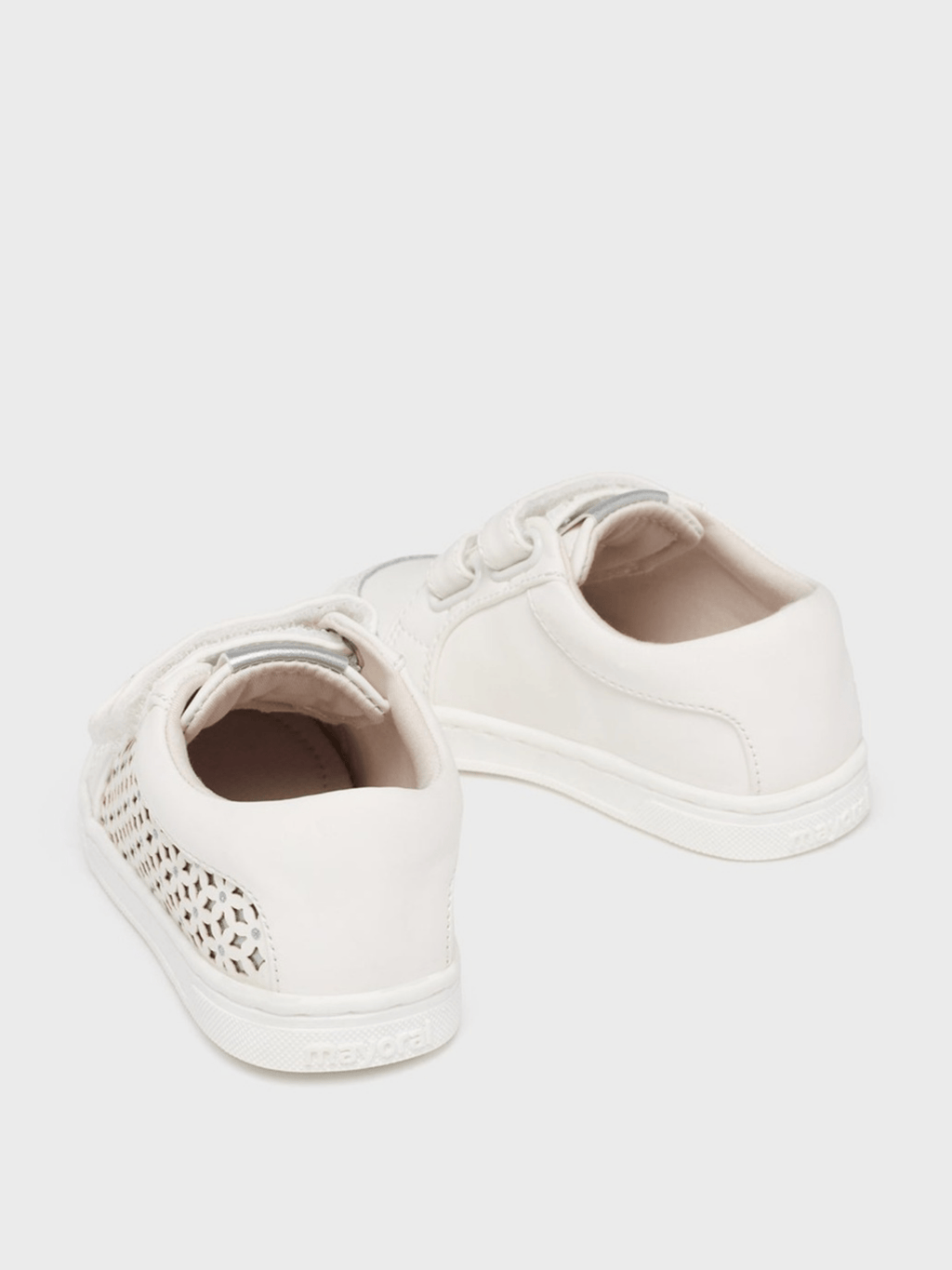 Mayoral Baby Sneakers w/Metallic Accents White_41428 - 050 - NorthGirls
