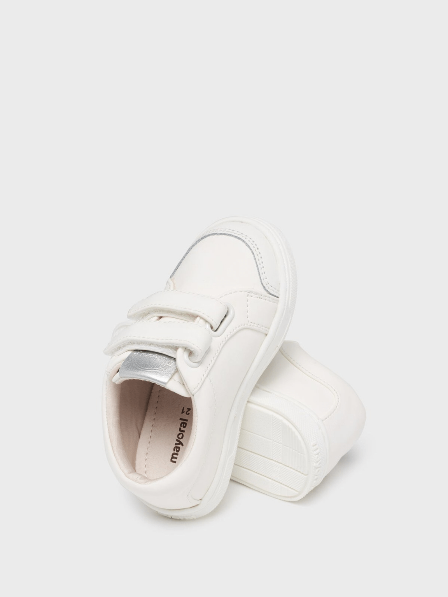 Mayoral Baby Sneakers w/Metallic Accents White_41428 - 050 - NorthGirls