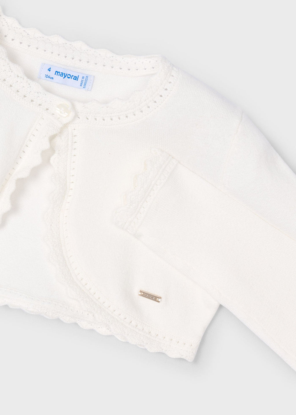 Mayoral Girls Basic Knit Bolero_ 320 - NorthGirls