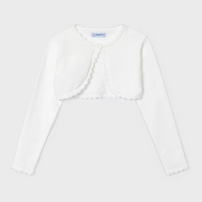 Mayoral Girls Basic Knit Bolero_ 320 - NorthGirls