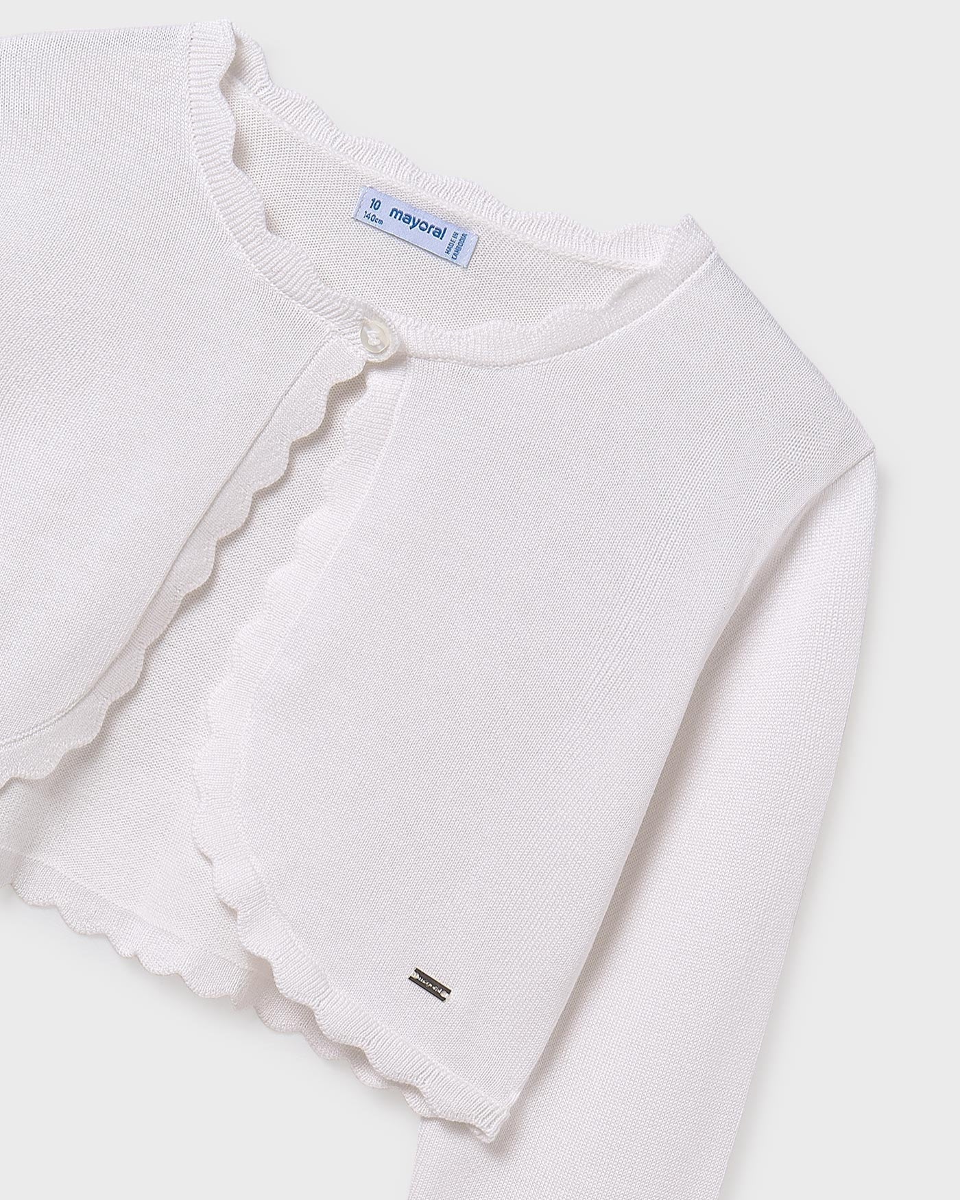 Mayoral Girls Basic Knit Dressy Bolero_ 332 - NorthGirls