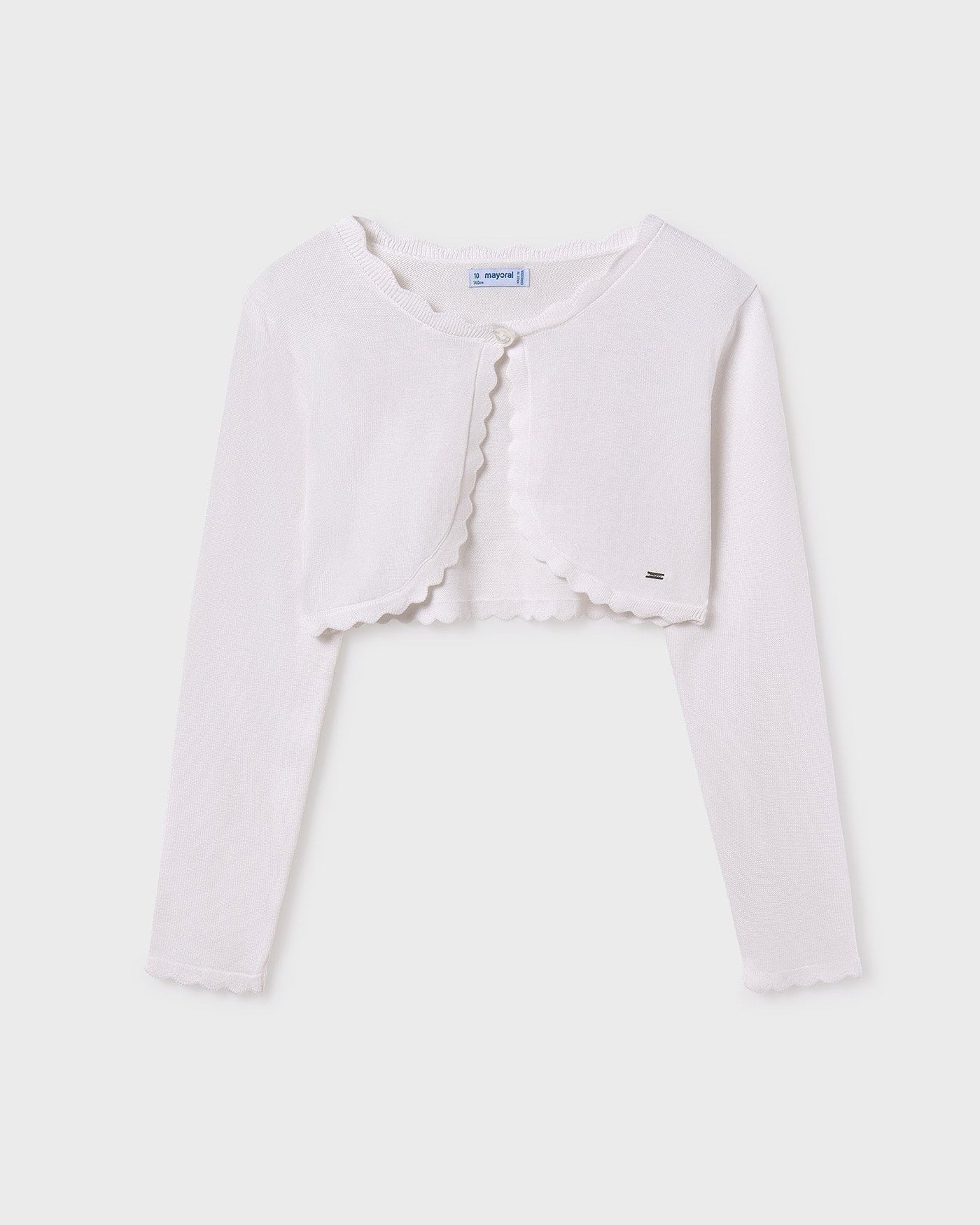 Mayoral Girls Basic Knit Dressy Bolero_ 332 - NorthGirls