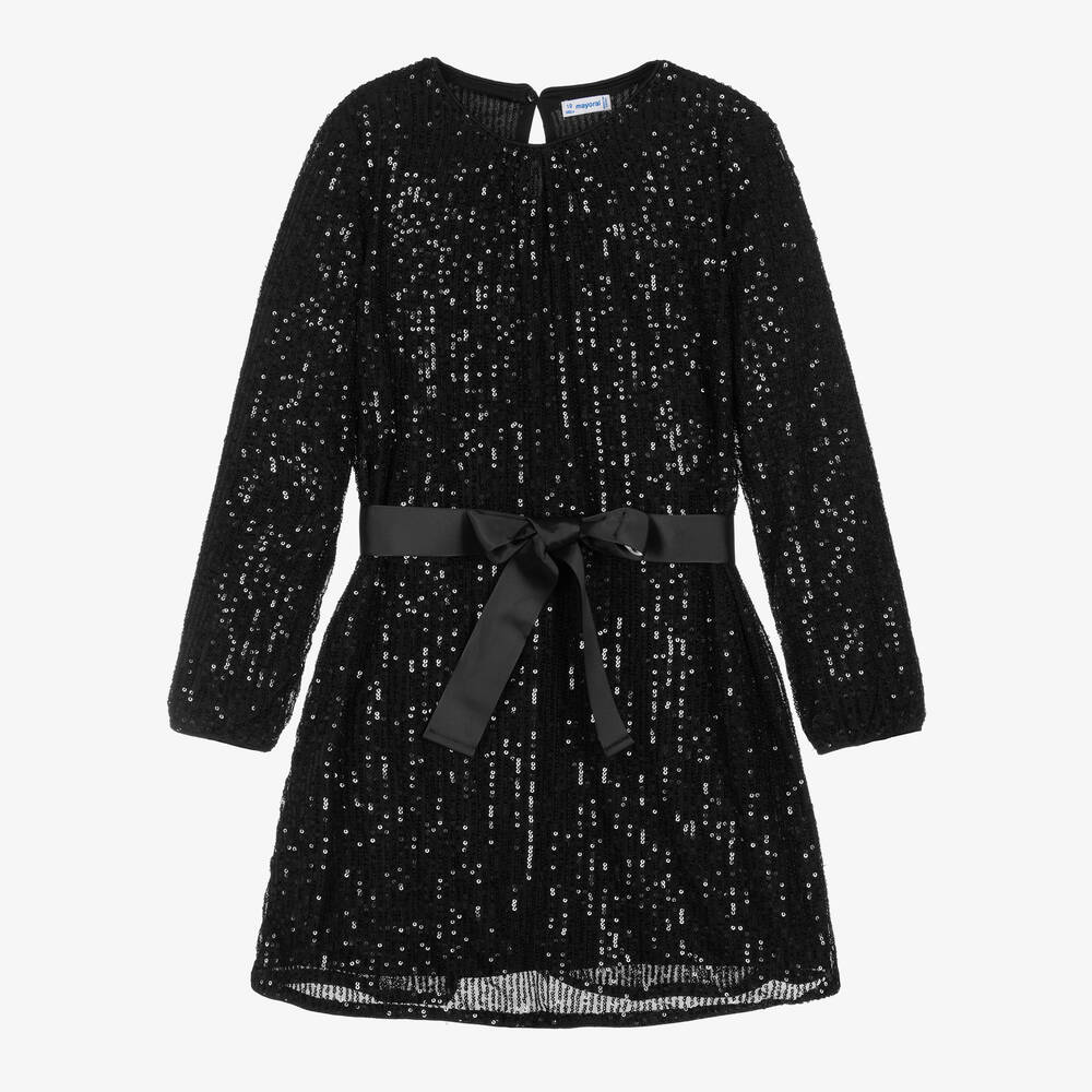 Teen Girl Glittery Sequins Dress