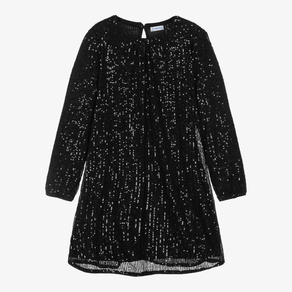 Teen Girl Glittery Sequins Dress