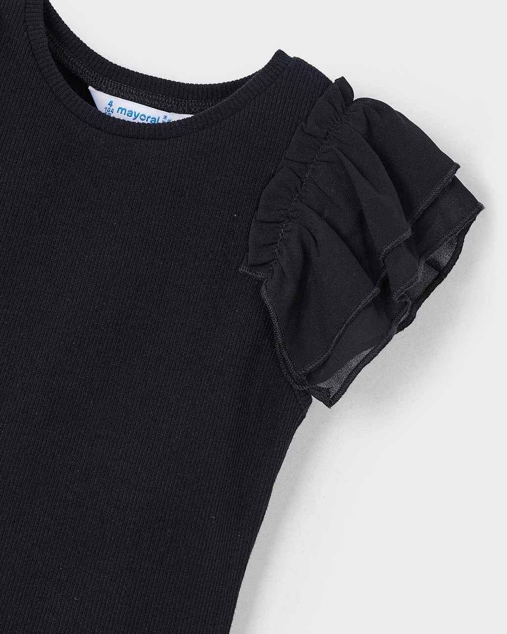 Mayoral Girls Chiffon Capped Sleeve Shirt_ 3013 - NorthGirls