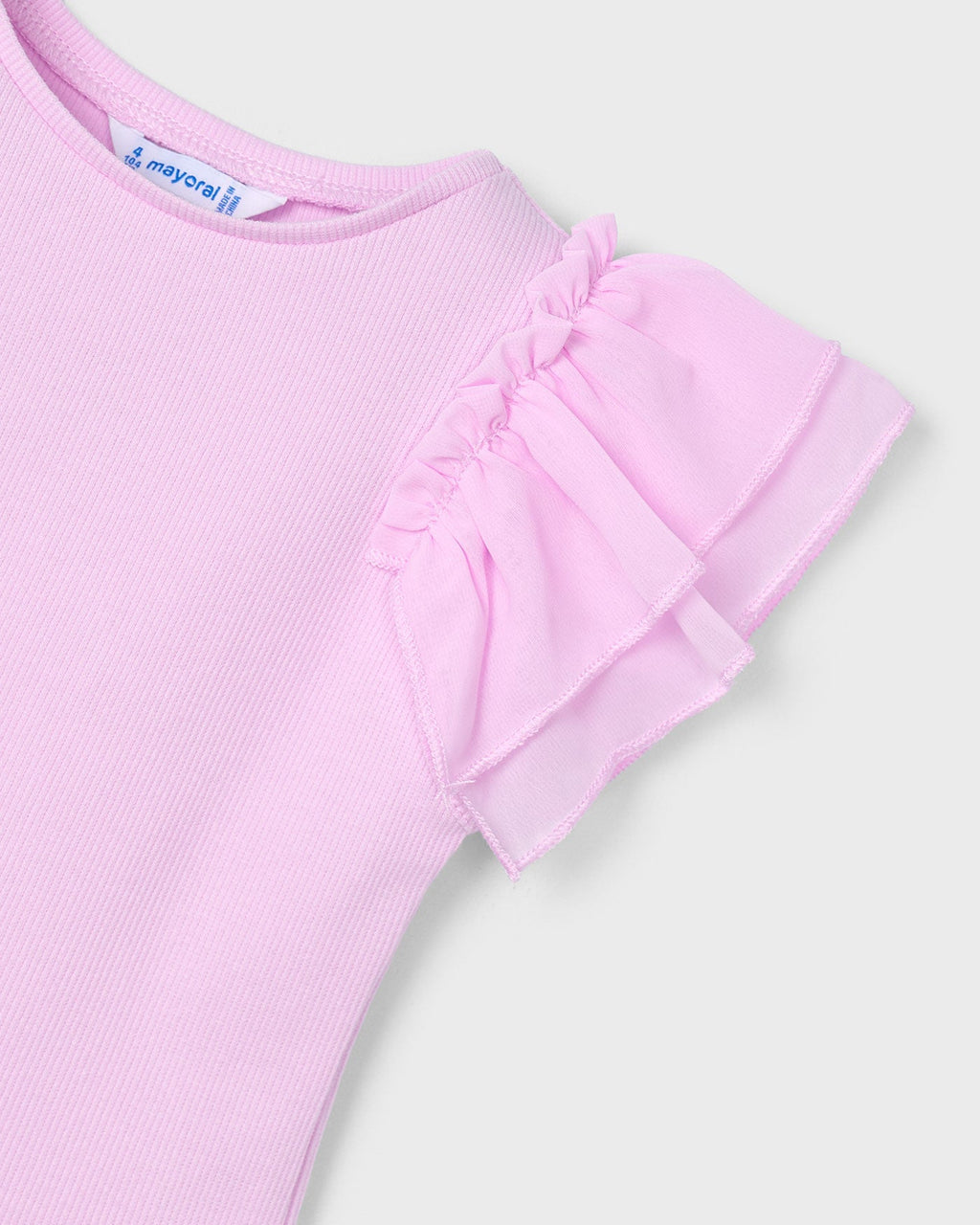 Mayoral Girls Chiffon Capped Sleeve Shirt_ 3013 - NorthGirls