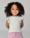 Mayoral Girls Chiffon Capped Sleeve Shirt_ 3013 - NorthGirls