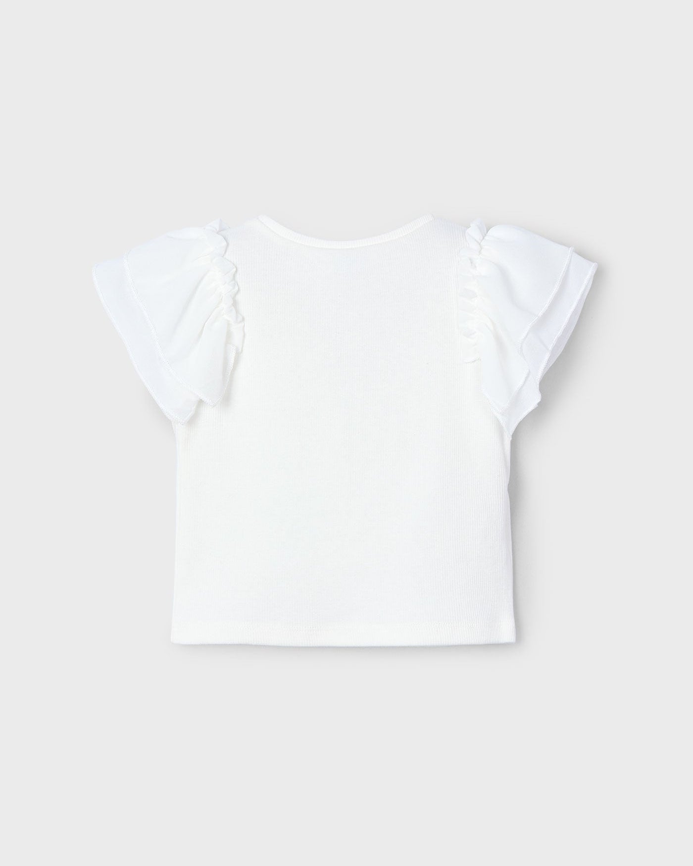 Mayoral Girls Chiffon Capped Sleeve Shirt_ 3013 - NorthGirls