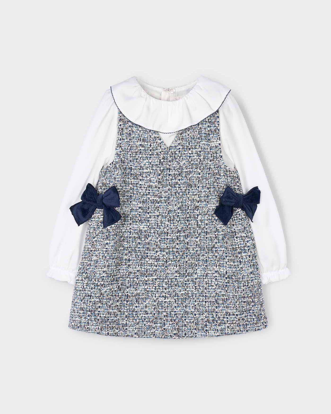 Mayoral Girls Combined Pinafore Dress_ 4990 - NorthGirls