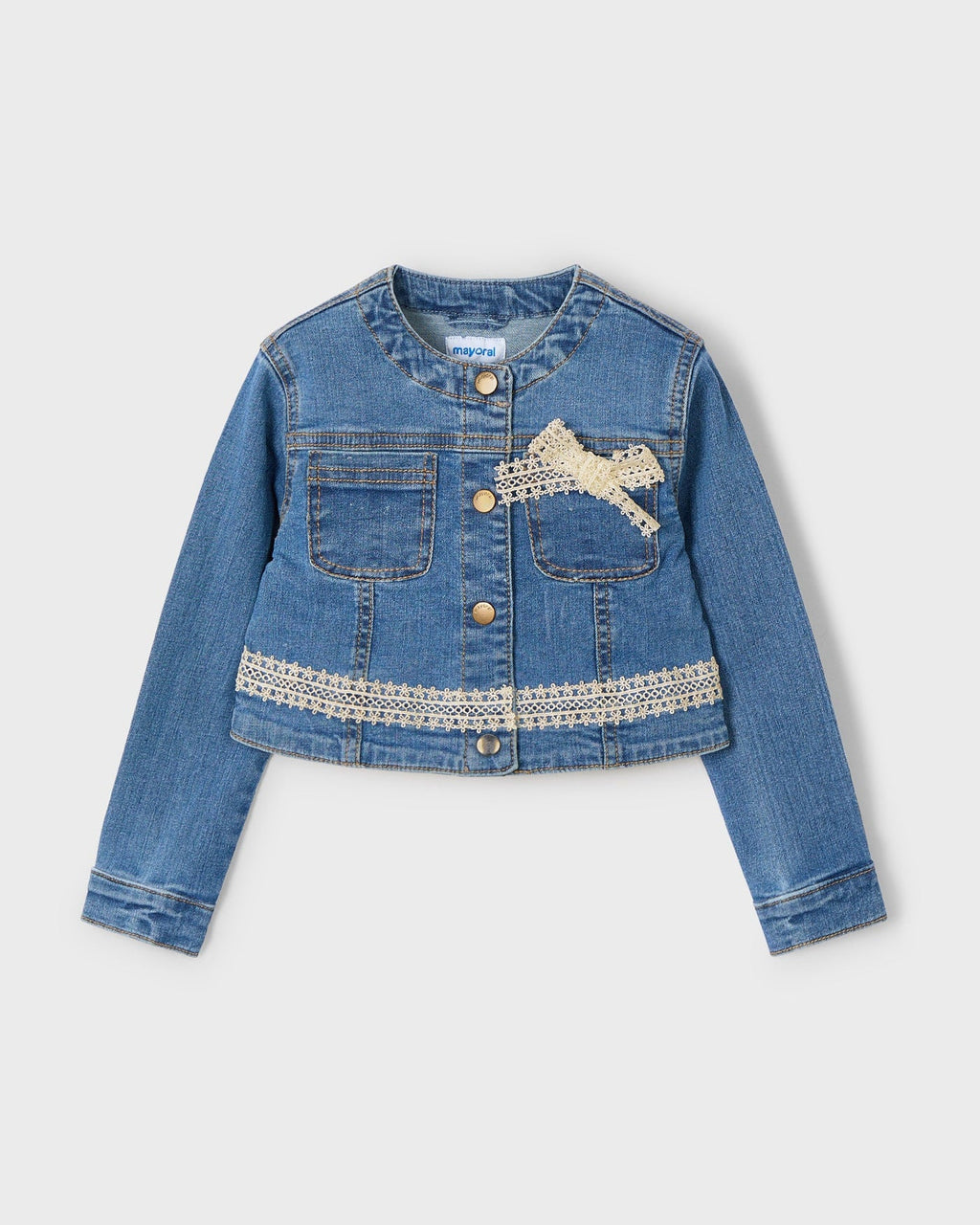 Mayoral Girls Denim Jacket_ 3406 - NorthGirls