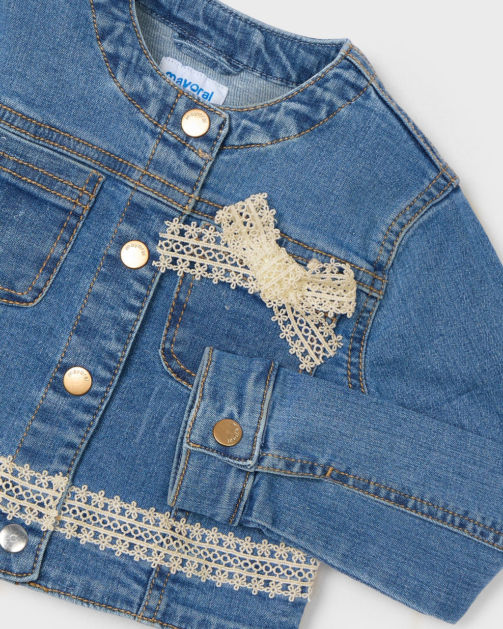 Mayoral Girls Denim Jacket_ 3406 - NorthGirls