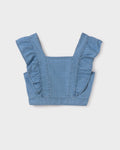 Mayoral Girls Denim Top_ 6091 - NorthGirls