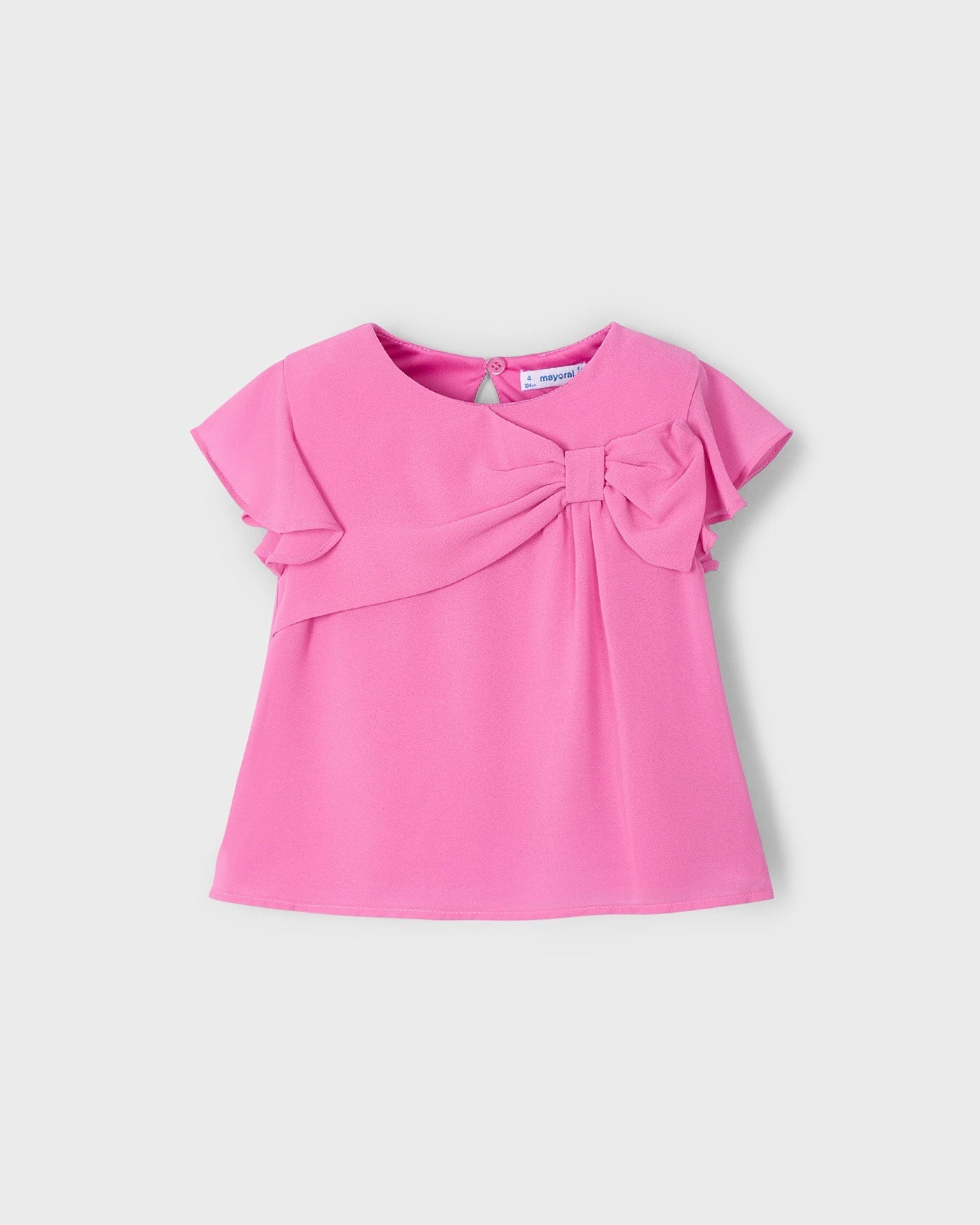 Mayoral Girls Dressy Bow Blouse_ 3182 - NorthGirls
