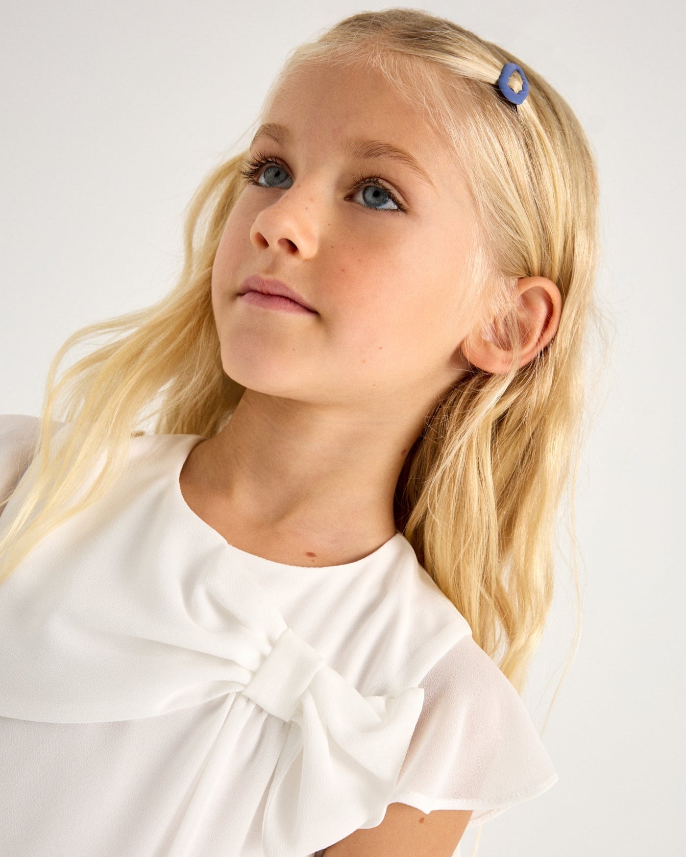 Mayoral Girls Dressy Bow Blouse_ 3182 - NorthGirls