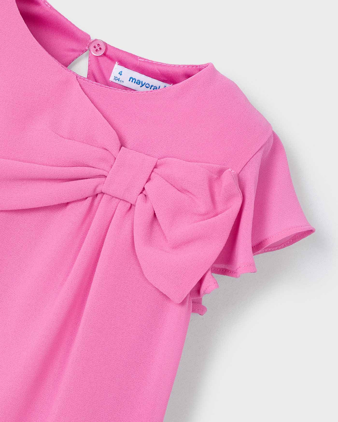 Mayoral Girls Dressy Bow Blouse_ 3182 - NorthGirls