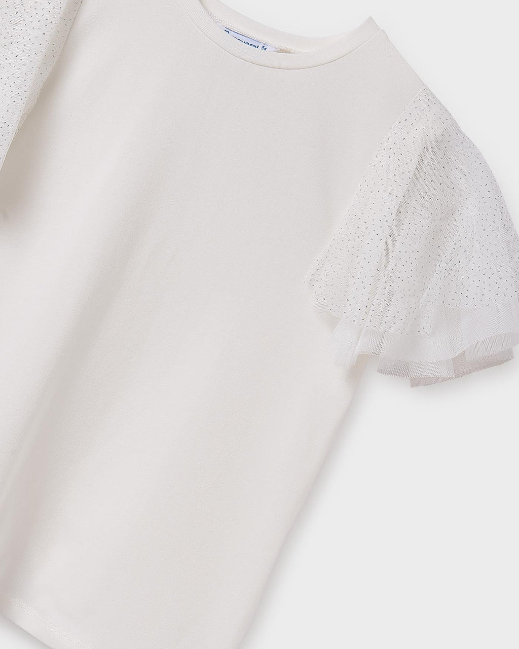 Mayoral Girls Dressy Ruffle Sleeve Blouse_ 6022 - NorthGirls