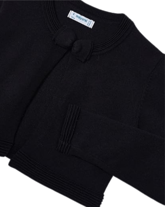 Mayoral Girls Knit Bow Bolero_ 321 - NorthGirls