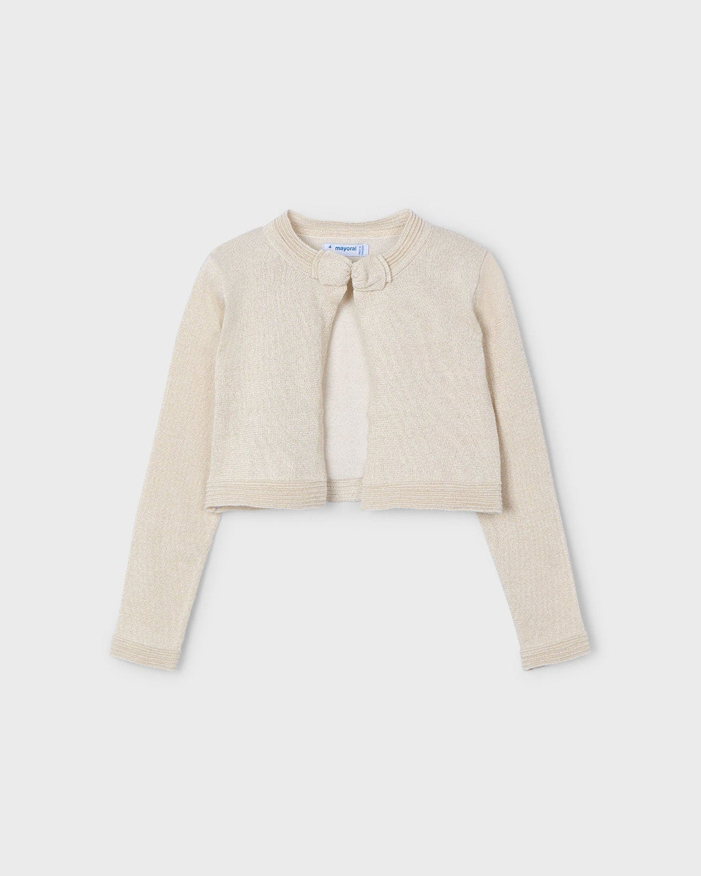 Mayoral Girls Knit Bow Bolero_ 321 - NorthGirls