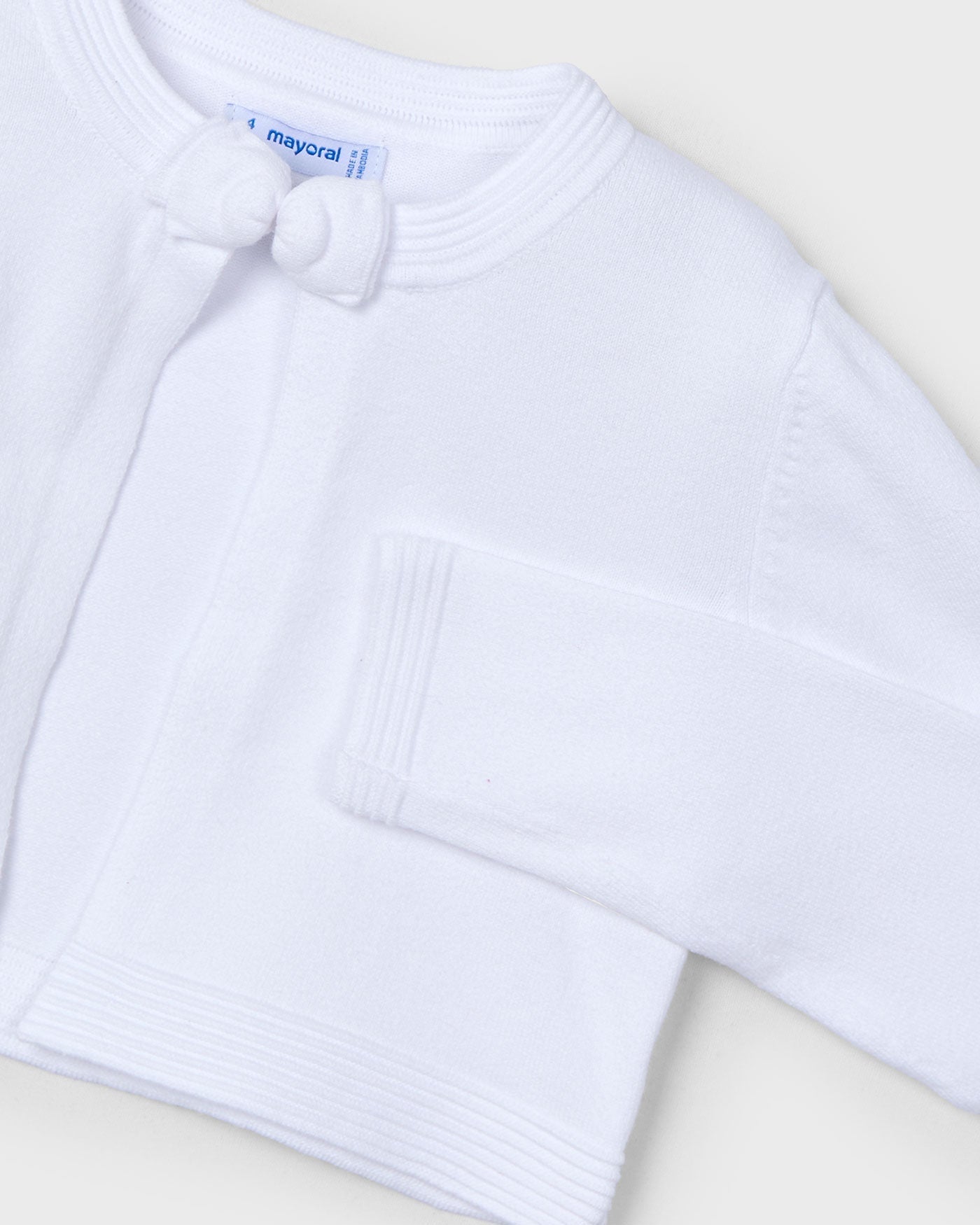 Mayoral Girls Knit Bow Bolero_ 321 - NorthGirls