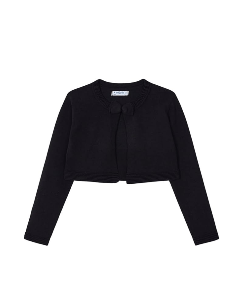 Mayoral Girls Knit Bow Bolero_ 321 - NorthGirls