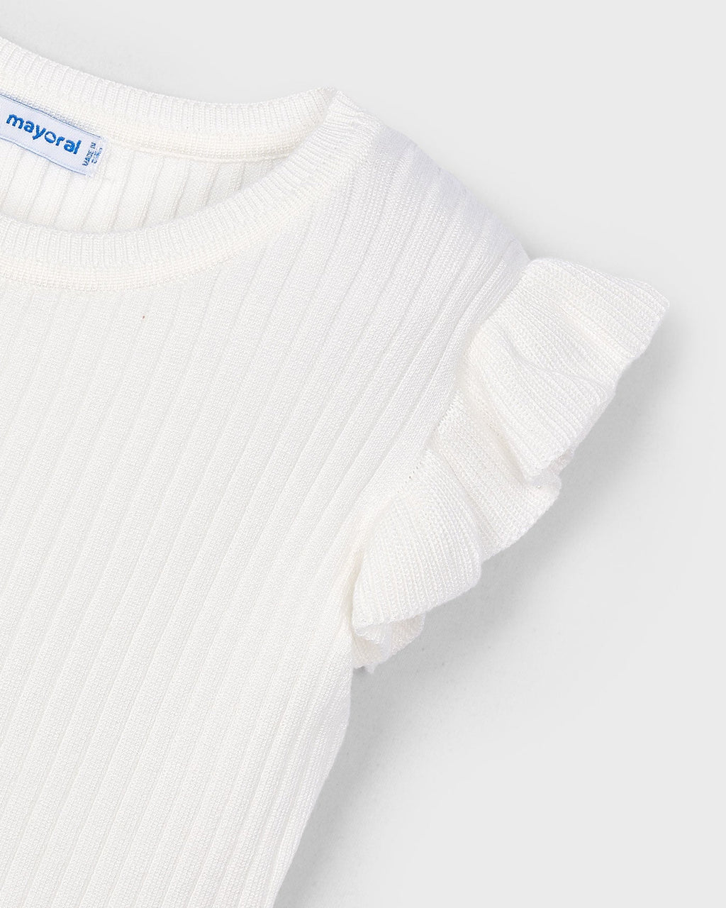 Mayoral Girls Knit Cap Sleeve Top_ 3024 - NorthGirls