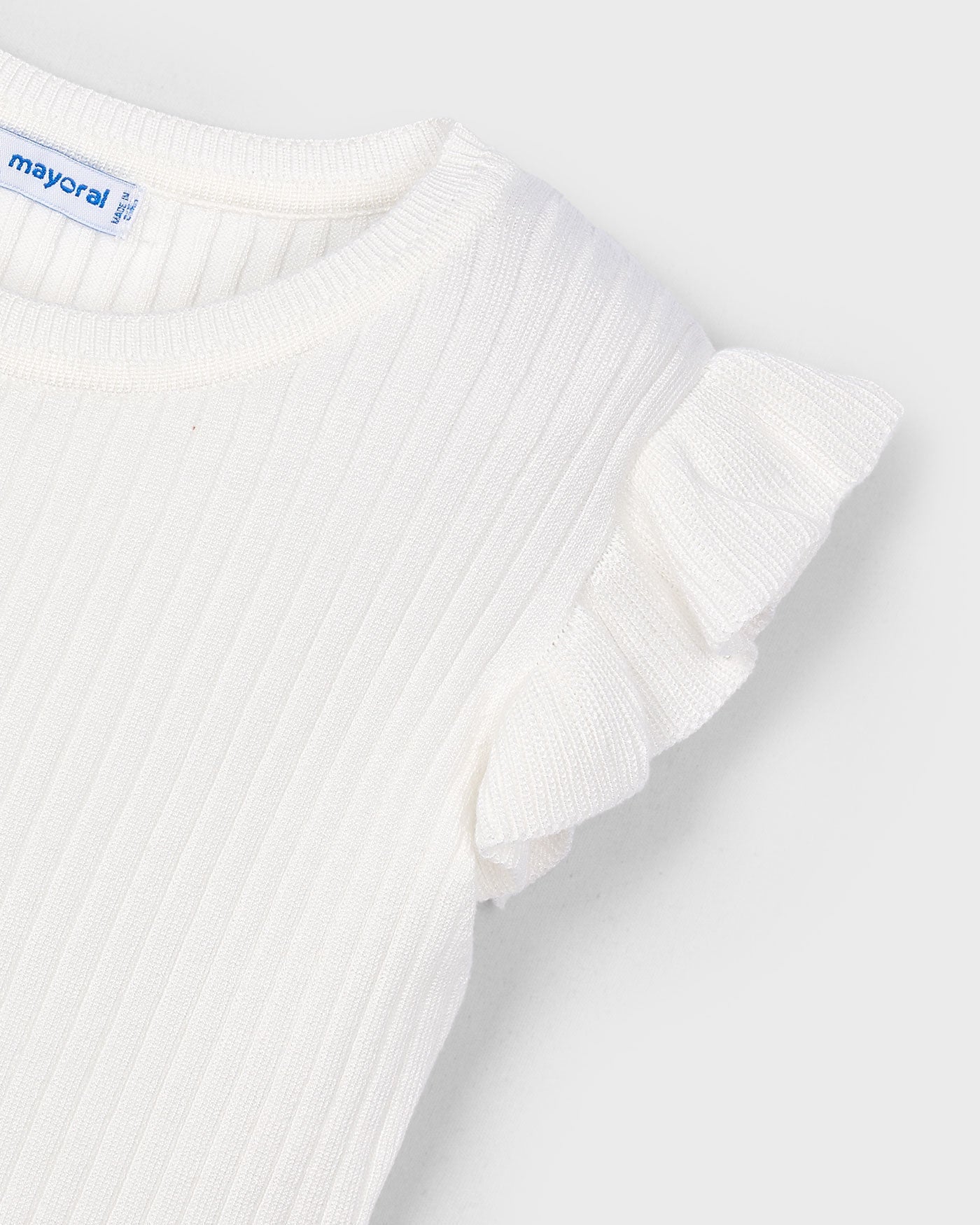 Mayoral Girls Knit Cap Sleeve Top_ 3024 - NorthGirls