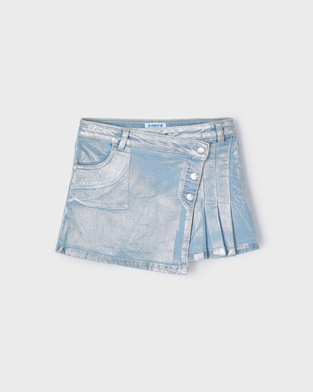 Mayoral Girls Overlap Denim Skirt_ 3902 - NorthGirls