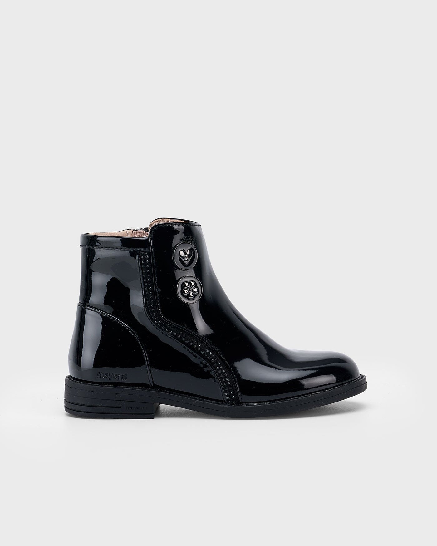 Mayoral girls Patent Leather Booties_ 46562 - NorthGirls