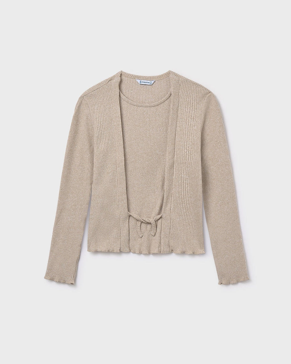 Mayoral Girls Rib Knit Top_ 7033 - NorthGirls
