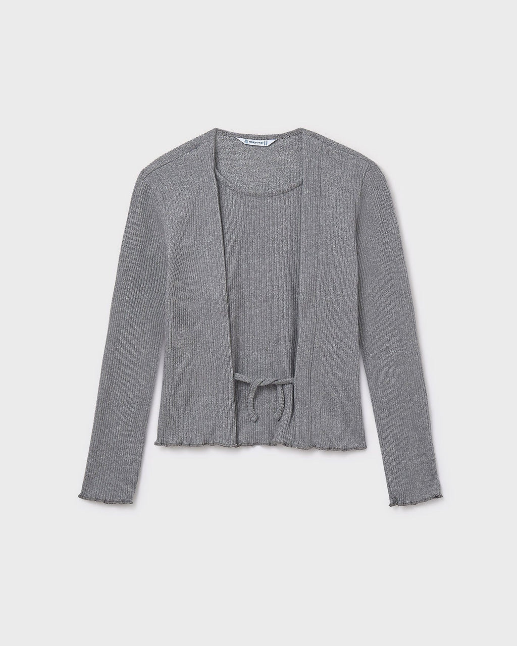 Mayoral Girls Rib Knit Top_ 7033 - NorthGirls