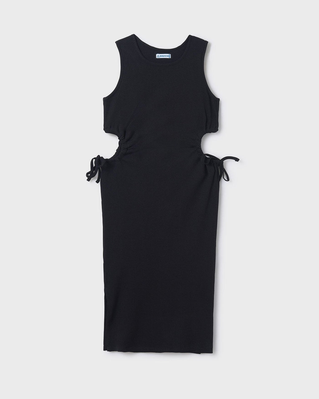 Mayoral Girls Ribbed Cutout Midi Dress_ 6985 - NorthGirls