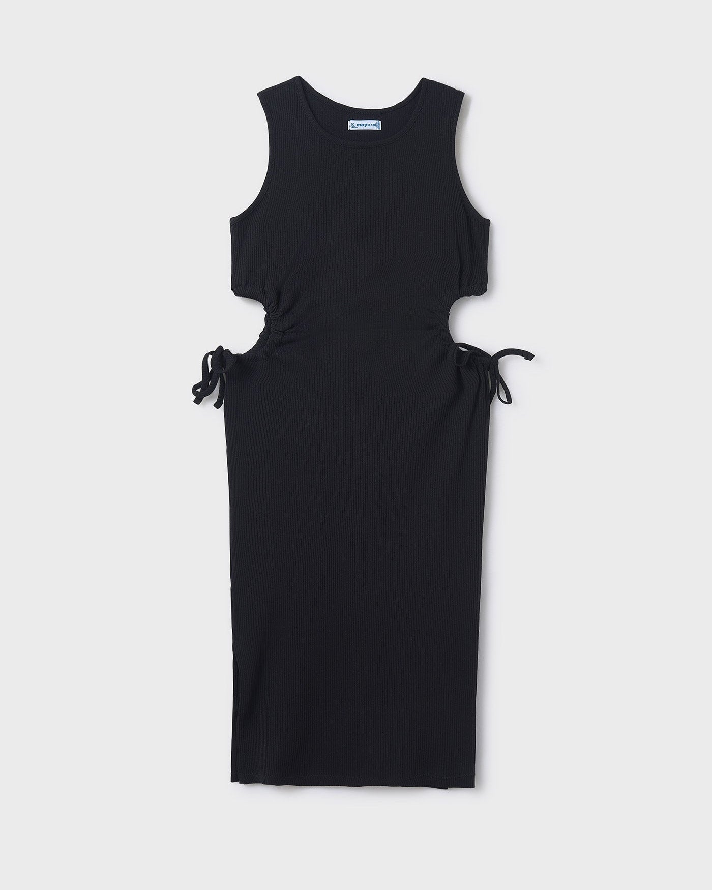 Mayoral Girls Ribbed Cutout Midi Dress_ 6985 - NorthGirls