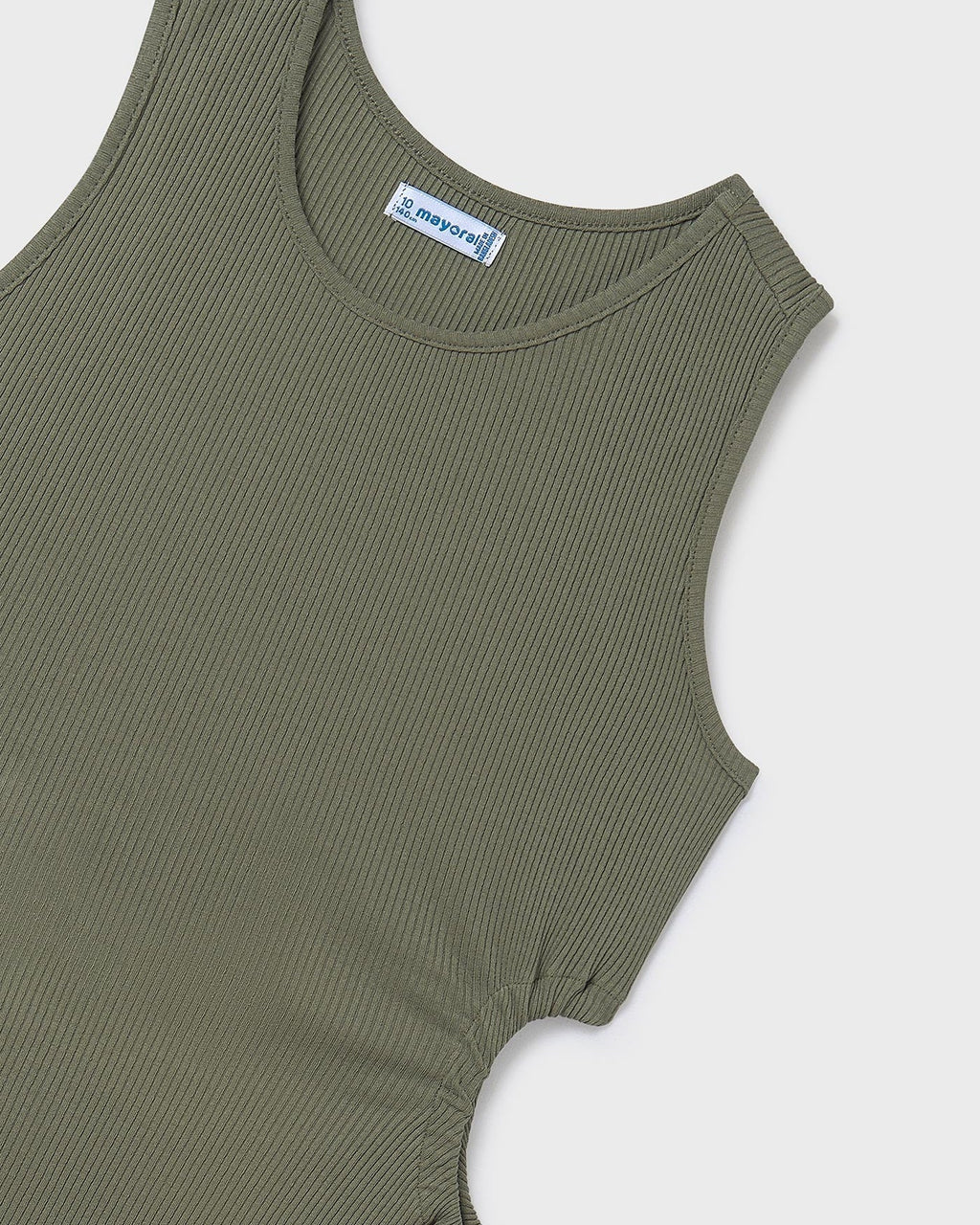 Mayoral Girls Ribbed Cutout Midi Dress_ 6985 - NorthGirls