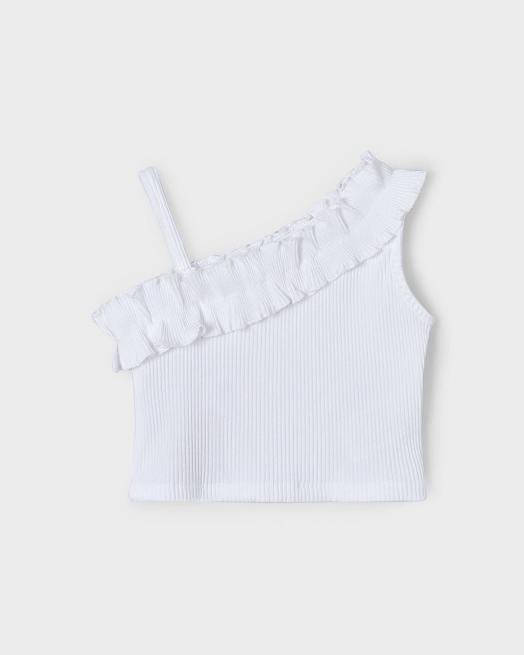 Mayoral Girls Ruffle Sleeveless Shirt_ 3018 - NorthGirls