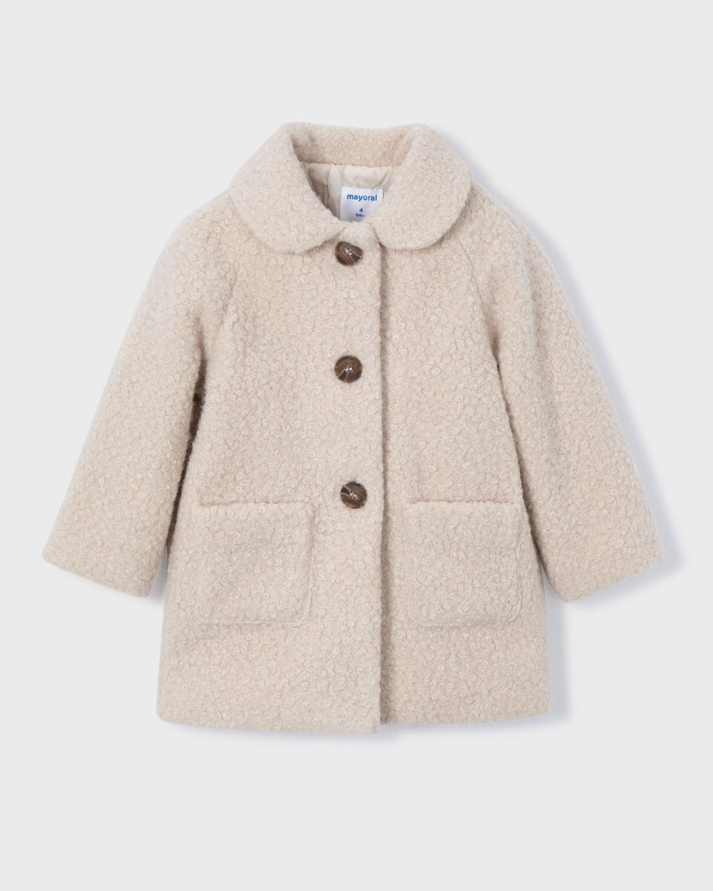Mayoral Girls Shearling Coat_ 4439 - NorthGirls