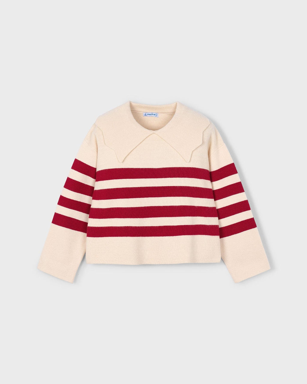Mayoral Girls Striped Sweater_ 4301 - NorthGirls