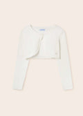 Mayoral Junior Basic Knit Bolero Cardigan _Off White 332 - 93 - NorthGirls