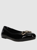 Michael Kors Empire Ballet Flats Black _MK100780C - 9KB - NorthGirls