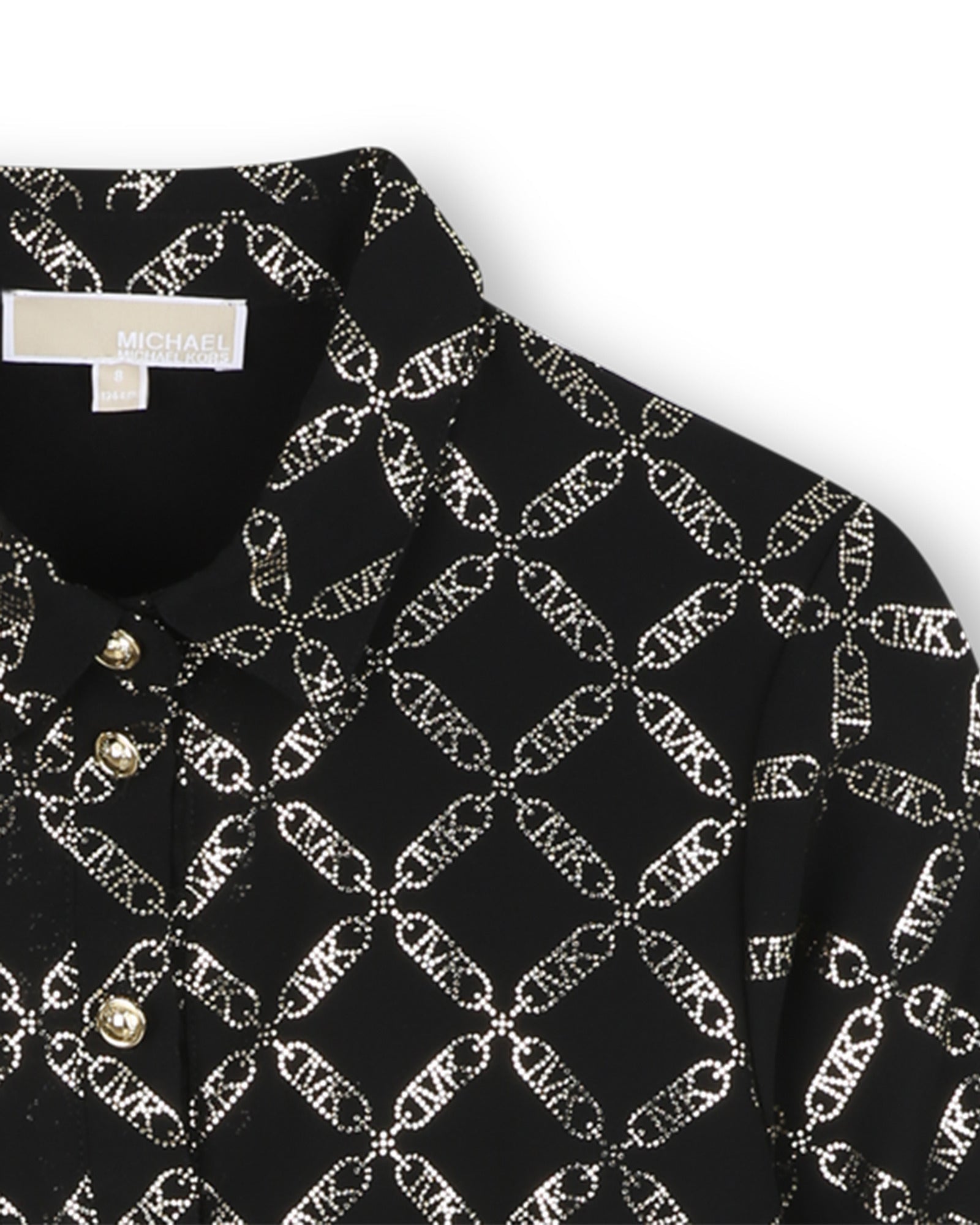 Michael Kors Girls Logo Dress_ R30489 - NorthGirls