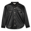 Michael Kors Girls Pleather Shirt_ R30437 - NorthGirls