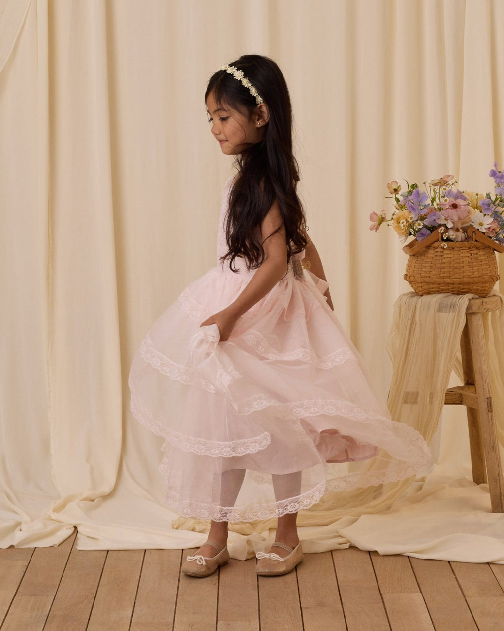 Noralee Girls Audrey Dress_ NL023BSTAN - NorthGirls