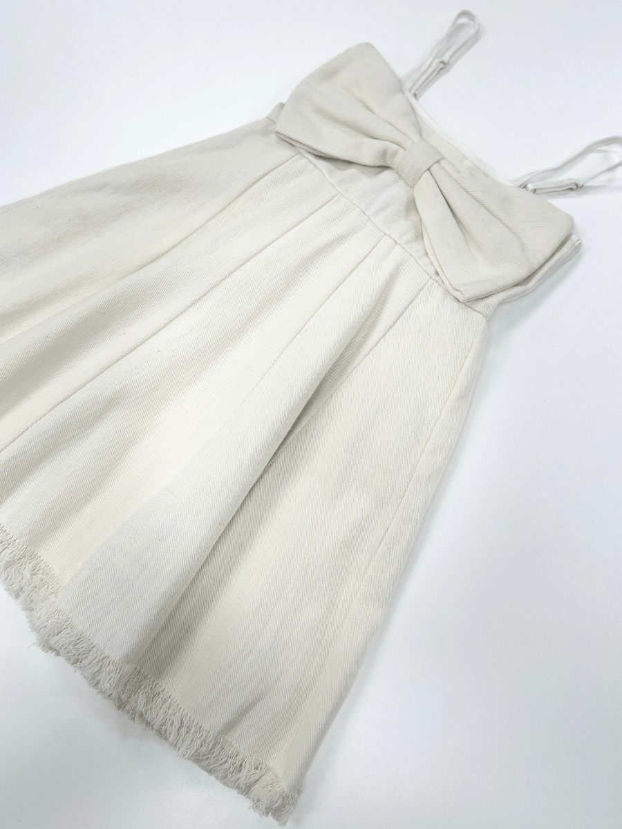 Ooh! La La! Off White Denim Remi Dress - NorthGirls