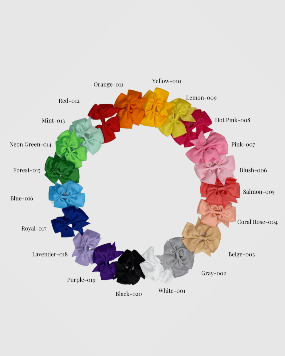 Pinwheel Hair Bow Large_ PWL - BOW - NorthGirls