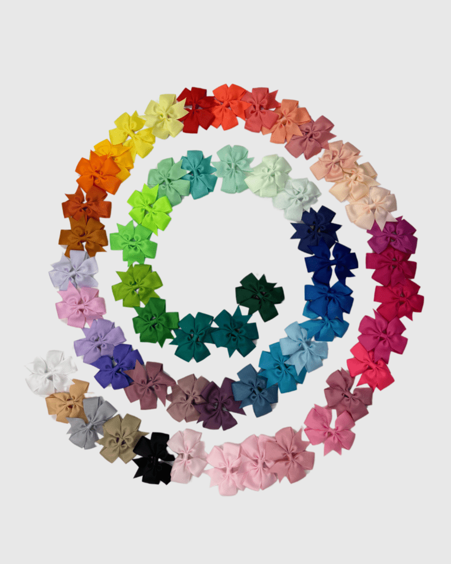 Pinwheel Hair Bow Medium_ PWM - BOW - NorthGirls