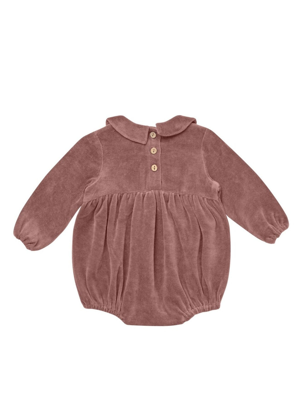Quincy Mae Plum Velvet Romper _QM459GIFF - P1152 - NorthGirls