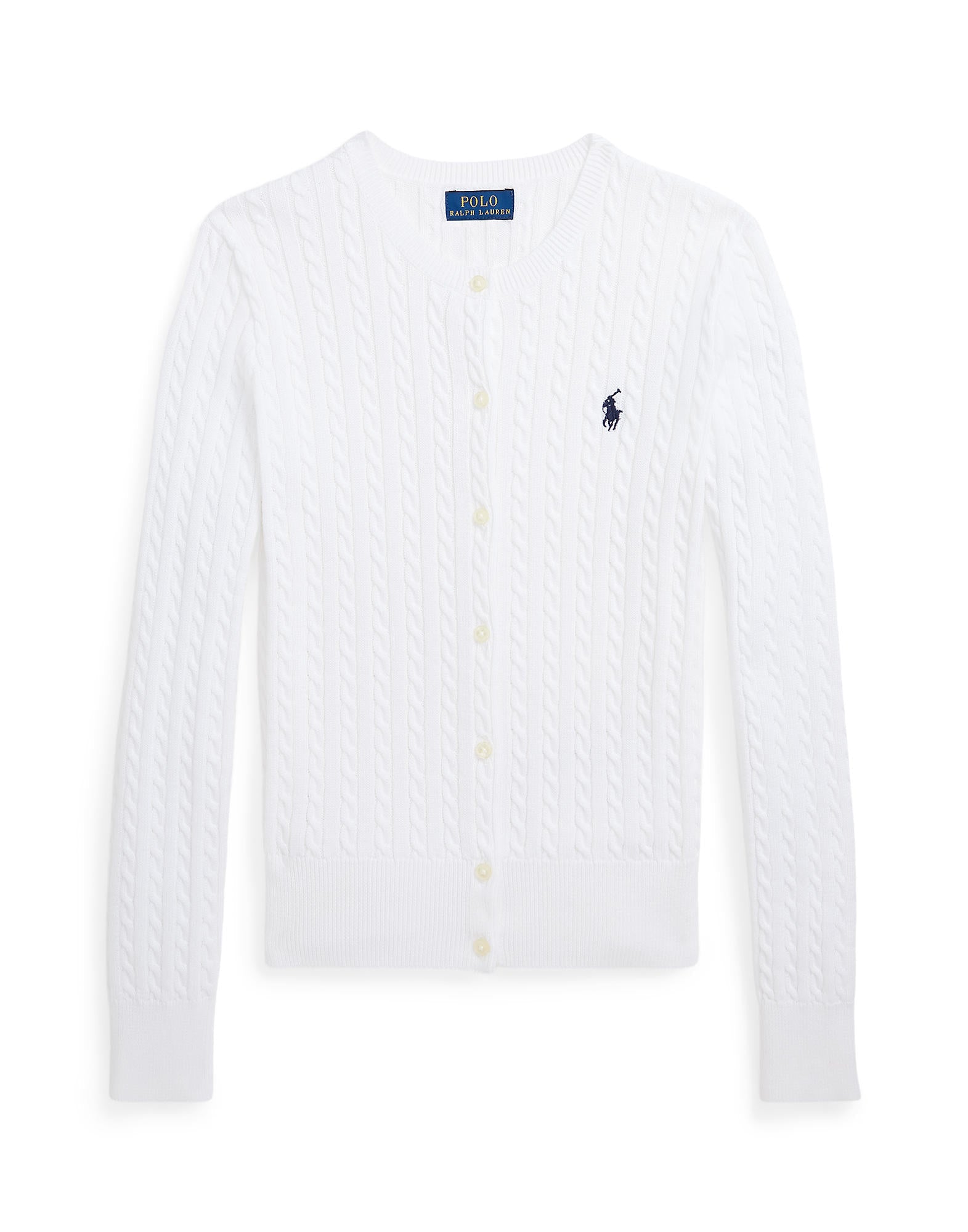 Ralph Lauren Girls Cable Cotton Cardigan - NorthGirls