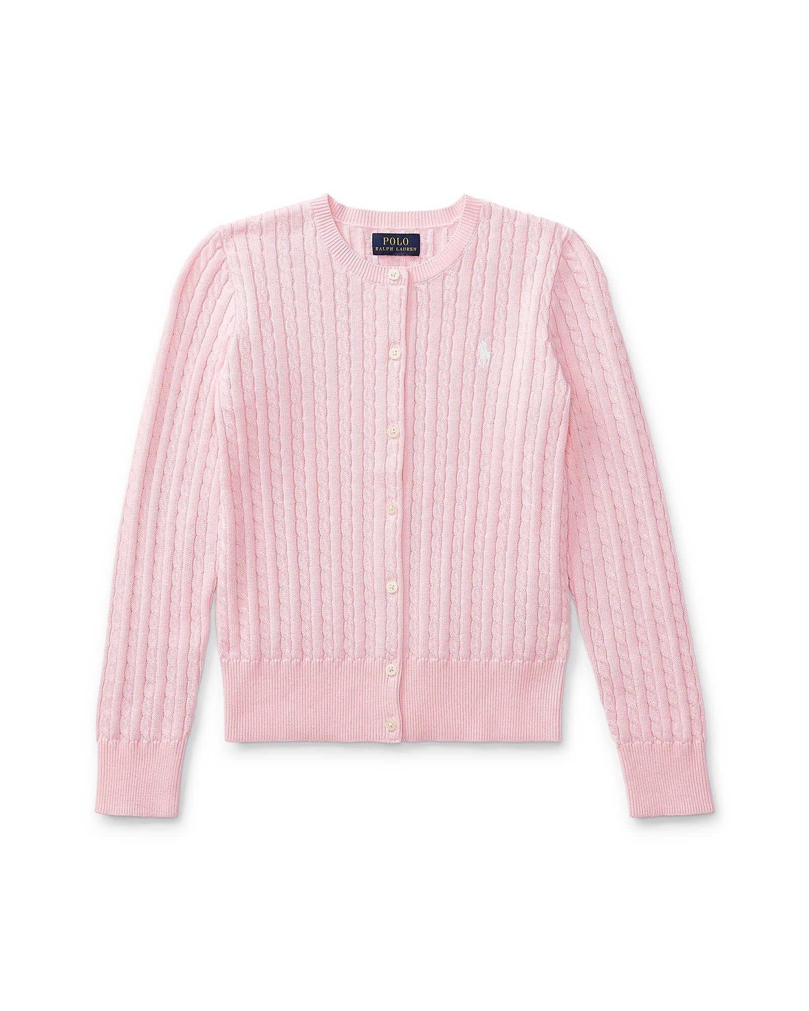 Ralph Lauren Girls Cable Cotton Cardigan - NorthGirls