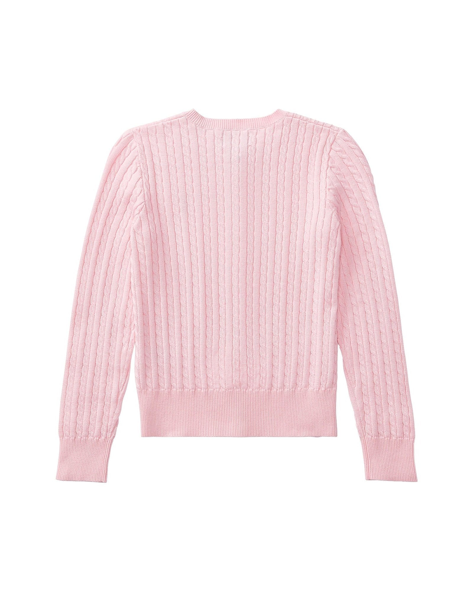 Ralph Lauren Girls Cable Cotton Cardigan - NorthGirls