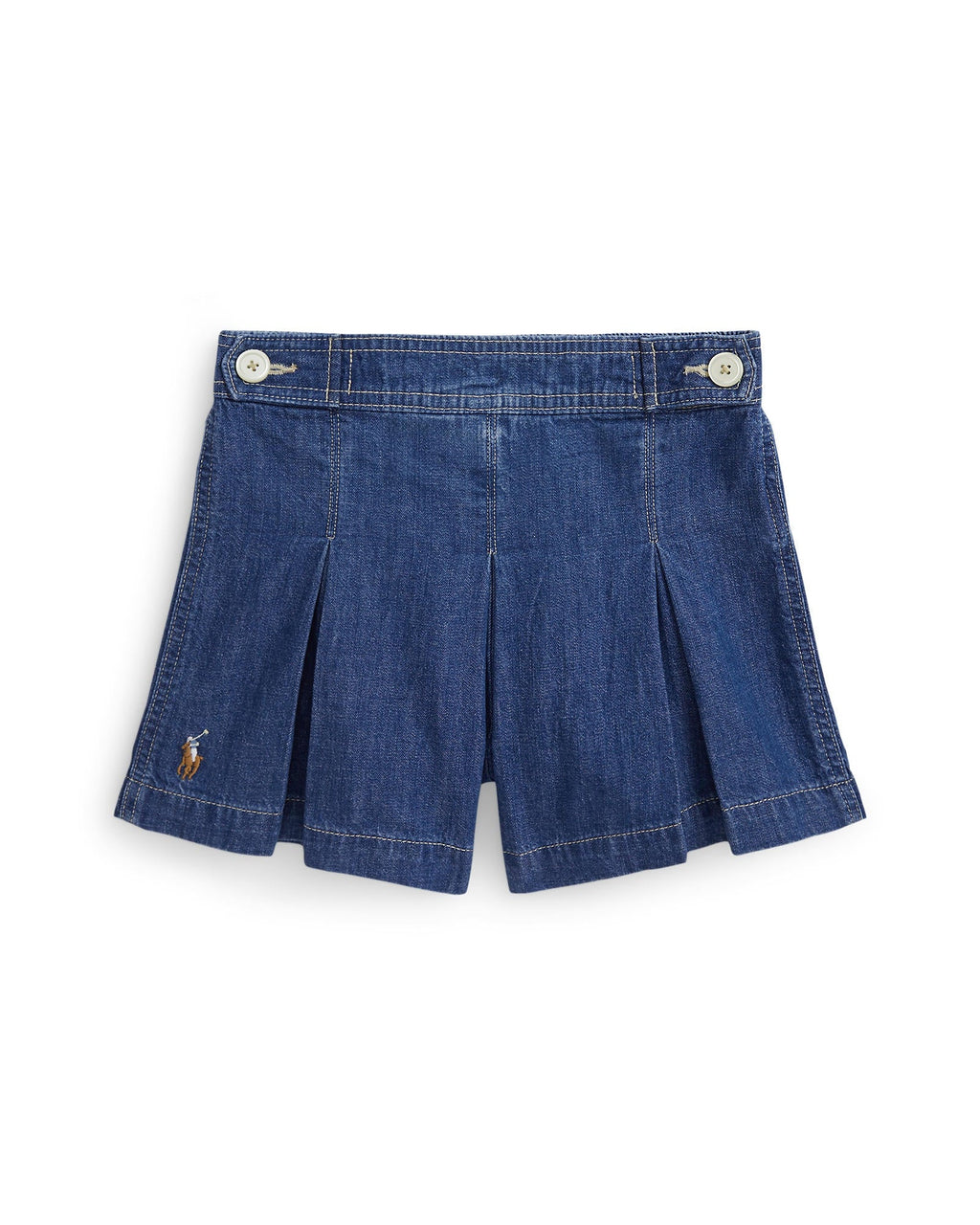 Ralph Lauren Girls Denim Skorts - NorthGirls