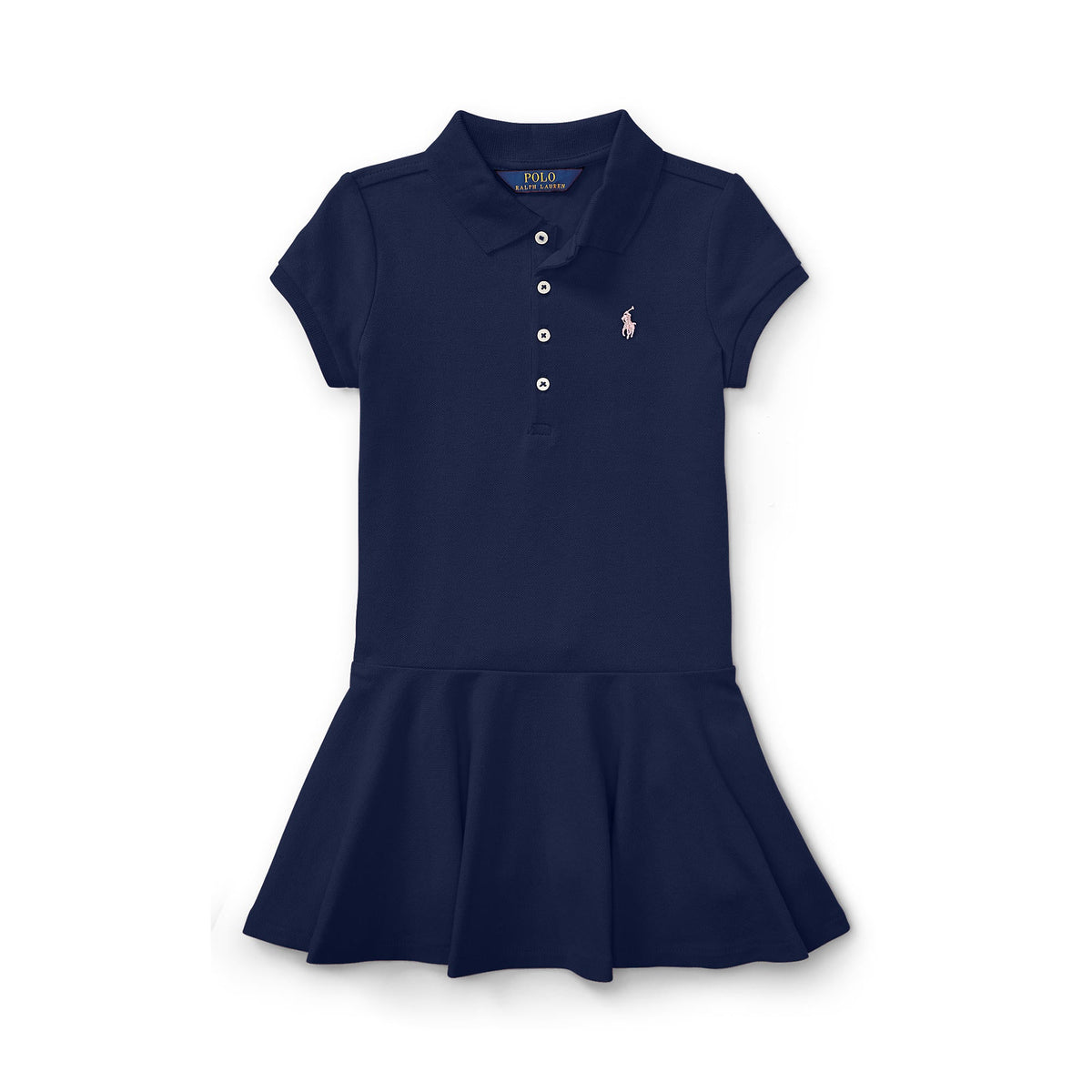 Ralph Lauren Girls Mini Stretch Mesh Polo Dress - NorthGirls